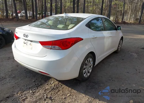 2011 Hyundai Elantra Gls from USA, damaged, VIN 5NPDH4AE4BH026120